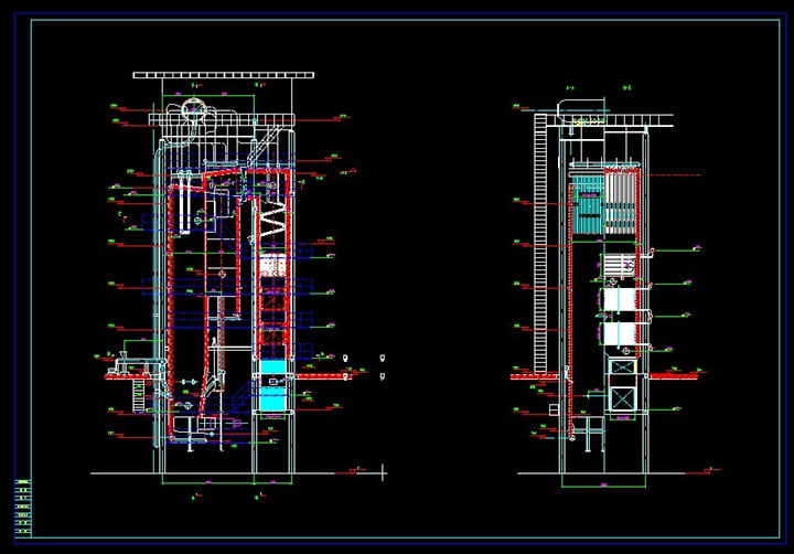 Air Preheater Engineering Drawing